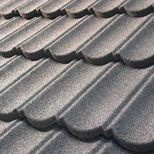 Stone coated steel roofing