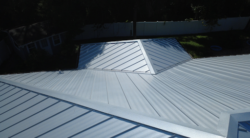 View of standing seam metal roof